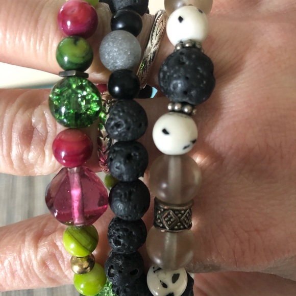 BOHO stack of 3❤️💜💚 - Picture 3 of 3